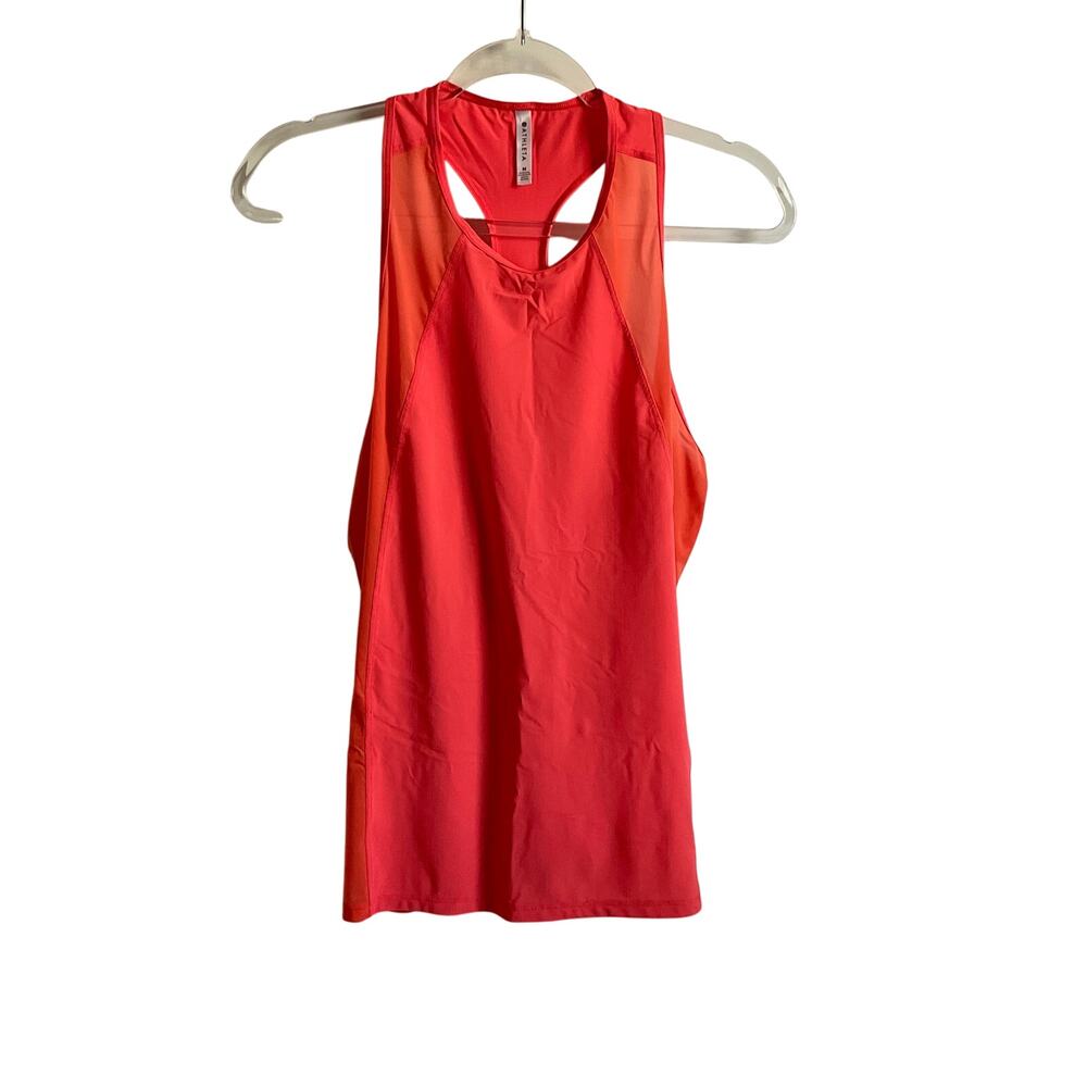 Athleta Ultimate‎ Hybrid Orange Racerback Tank Top - Size Medium